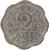 reverse of 2 Cents - Elizabeth II - 1'st Portrait (1955 - 1957) coin with KM# 124 from Ceylon. Inscription: CEYLON 2 CENTS · 1957 · ௨௧தம