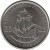 reverse of 25 Cents - Elizabeth II - Magnetic; 4'th Portrait (2010) coin with KM# 38a from Eastern Caribbean States. Inscription: EAST CARIBBEAN STATES 2010 25 25 TWENTY FIVE CENTS