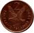 reverse of 2 Pence - Elizabeth II - 2'nd Portrait (1998 - 1999) coin with KM# 3a from Falkland Islands. Inscription: 2 WG FALKLAND ISLANDS 1998