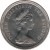 obverse of 10 Pence - Elizabeth II - Smaller; 2'nd Portrait (1998 - 1999) coin with KM# 5.2 from Falkland Islands. Inscription: QUEEN ELIZABETH THE SECOND
