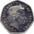 obverse of 50 Pence - Elizabeth II - 4'th Portrait (2003 - 2004) coin with KM# 135 from Falkland Islands. Inscription: QUEEN ELIZABETH THE SECOND
