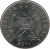 obverse of 25 Centavos - Reeded edge (2011) coin from Guatemala. Inscription: REPUBLICA DE GUATEMALA 2011