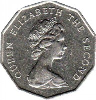 Hong Kong coin 5 Dollars - Elizabeth II - 2'nd Portrait (1976 - 1979) obverse obverse of 5 Dollars - Elizabeth II - 2'nd Portrait (1976 - 1979) coin with KM# 39 from Hong Kong. Inscription: QUEEN ELIZABETH THE SECOND