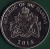 obverse of 25 Bututs - Magnetic (2014) coin with KM# 57a from Gambia. Inscription: REPUBLIC OF GAMBIA PROGRESS PEACE PROSPERITY 2014