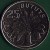 reverse of 25 Bututs - Magnetic (2014) coin with KM# 57a from Gambia. Inscription: 25 BUTUTS