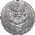 obverse of 25 Rupiah (1991 - 1996) coin with KM# 55 from Indonesia. Inscription: BHINNEKA TUNGGAL IKA 1994 BANK INDONESIA