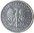 obverse of 2 Złote (1989 - 1990) coin with Y# 80.3 from Poland. Inscription: POLSKA RZECZPOSPOLITA LUDOWA · 1989 ·