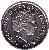 obverse of 10 Pence - Elizabeth II - 4'th Portrait (2000 - 2003) coin with KM# 1039 from Isle of Man. Inscription: ISLE OF MAN ELIZABETH II 2001