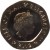 obverse of 20 Pence - Elizabeth II - 4'th Portrait (2004 - 2015) coin with KM# 1257 from Isle of Man. Inscription: ISLE OF MAN ELIZABETH II 2012