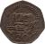 reverse of 20 Pence - Elizabeth II - 3'rd Portrait (1988 - 1992) coin with KM# 211 from Isle of Man. Inscription: ellan vannin 20