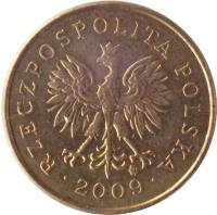 obverse of 2 Grosze (1990 - 2014) coin with Y# 277 from Poland. Inscription: RZECZPOSPOLITA POLSKA · 2013 ·