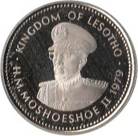 Lesotho coin 10 Lisente - Moshoeshoe II (1979 - 1989) obverse obverse of 10 Lisente - Moshoeshoe II (1979 - 1989) coin with KM# 19 from Lesotho. Inscription: KINGDOM OF LESOTHO H.M.MOSHOESHOE II 1983