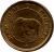 obverse of 1/2 Cent (1937) coin with KM# 10 from Liberia. Inscription: REPUBLIC OF LIBERIA