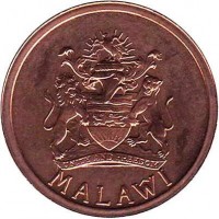 Malawi coin 1 Tambala (1995) obverse obverse of 1 Tambala (1995) coin with KM# 33 from Malawi. Inscription: MALAŴI