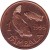 reverse of 1 Tambala (1995) coin with KM# 33 from Malawi. Inscription: 1 1995 TAMBALA
