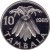 reverse of 10 Tambala (1971 - 1989) coin with KM# 10 from Malawi. Inscription: 10 1985 TAMBALA