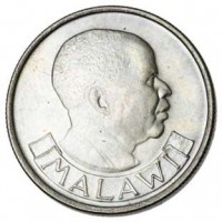 Malawi coin 5 Tambala (1971 - 1985) obverse obverse of 5 Tambala (1971 - 1985) coin with KM# 9 from Malawi. Inscription: MALAWI
