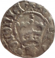 Poland coin 1/2 Grosz - Jan Olbracht (1492 - 1501) reverse reverse of 1/2 Grosz - Jan Olbracht (1492 - 1501) coin from Poland. Inscription: REGIS*POLONIE