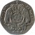 reverse of 20 Pence - Elizabeth II - 2'nd Portrait (1982 - 1984) coin with KM# 931 from United Kingdom. Inscription: TWENTY PENCE 19 82 20
