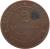 reverse of 2 Centimes (1877 - 1897) coin with KM# 827 from France. Inscription: LIBERTÉ ÉGALITÉ FRATERNITÉ 2 CENTIMES A