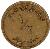 reverse of 1/2 Rial Omani - Qaboos bin Said Al Said (1980) coin with KM# 67 from Oman. Inscription: ١٤٠٠ ١٩٨٠