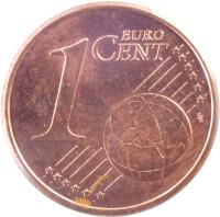 Spain coin 1 Euro Cent - Juan Carlos I - 2'nd Type (2010 - 2015) reverse reverse of 1 Euro Cent - Juan Carlos I - 2'nd Type (2010 - 2015) coin with KM# 1144 from Spain. Inscription: 1 EURO CENT LL