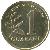 reverse of 1 Guaraní - FAO (1993) coin with KM# 192 from Paraguay. Inscription: ALIMENTOS PARA EL MUNDO 1 GUARANI
