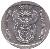 obverse of 2 Rand - ININGIZIMU AFRIKA - ISEWULA AFRIKA (2003) coin with KM# 335 from South Africa. Inscription: iNingizimu Afrika 2003 iSewula Afrika ALS