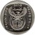 obverse of 2 Rand - SUID-AFRIKA - AFRIKA BORWA (2010 - 2012) coin with KM# 498 from South Africa. Inscription: 2010 Suid-Afrika Afrika Borwa