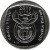 obverse of 1 Rand - AFRIKA BORWA - AFORIKA BORWA (2011 - 2013) coin with KM# 504 from South Africa. Inscription: 2011 Afrika Borwa - Aforika Borwa ALS
