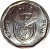 obverse of 10 Cents - ISEWULA AFRIKA (2012) coin with KM# 530 from South Africa. Inscription: 2012 Afrika Isewula ALS