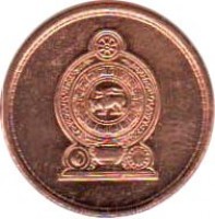 Sri Lanka coin 25 Cents (2005 - 2009) obverse obverse of 25 Cents (2005 - 2009) coin with KM# 141b from Sri Lanka.