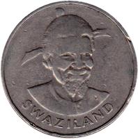 Swaziland coin 1 Lilangeni - Sobhuza II - FAO (1981) obverse obverse of 1 Lilangeni - Sobhuza II - FAO (1981) coin with KM# 32 from Swaziland. Inscription: SWAZILAND