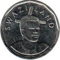 Swaziland coin 50 Cents - Mswati III (2011) obverse obverse of 50 Cents - Mswati III (2011) coin with KM# 59 from Swaziland. Inscription: SWAZILAND