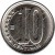 reverse of 10 Céntimos (2007 - 2012) coin with Y# 89 from Venezuela. Inscription: 10 ******** CÉNTIMOS