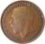 obverse of 1 Penny - George V (1911 - 1926) coin with KM# 810 from United Kingdom. Inscription: GEORGIVS V DEI GRA:BRITT:OMN:REX FID:DEF:IND:IMP: B.M.