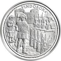 reverse of 20 Euro - Vindobona (2010) coin with KM# 3188 from Austria. Inscription: VINDOBONA