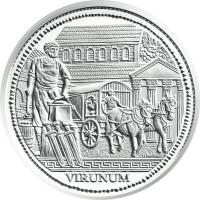 reverse of 20 Euro - Virunum (2010) coin with KM# 3187 from Austria. Inscription: VIRUNUM