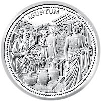 reverse of 20 Euro - Aguntum (2011) coin with KM# 3200 from Austria. Inscription: AGUNTUM