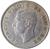 obverse of 2 Shillings - George VI - With IND:IMP (1947 - 1948) coin with KM# 865 from United Kingdom. Inscription: GEORGIVS VI D:G:BR:OMN:REX HP