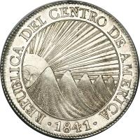 Central American Republic coin 8 Reales (1824 - 1847) obverse obverse of 8 Reales (1824 - 1847) coin with KM# 4 from Central American Republic.