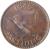 reverse of 1 Farthing - George VI - With IND:IMP (1937 - 1948) coin with KM# 843 from United Kingdom. Inscription: 1946 FARTHING