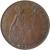 reverse of 1 Penny - George V - Smaller portrait (1928 - 1936) coin with KM# 838 from United Kingdom. Inscription: ONE PENNY 1936