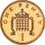 reverse of 1 Penny - Elizabeth II - Non magnetic; 3'rd Portrait (1985 - 1992) coin with KM# 935 from United Kingdom. Inscription: ONE PENNY 1