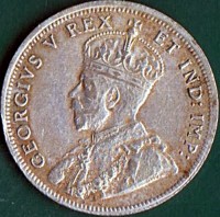 British East Africa coin 1 Florin - George V (1920 - 1921) obverse obverse of 1 Florin - George V (1920 - 1921) coin with KM# 17 from British East Africa. Inscription: GEORGIVS V REX ET IND:IMP: