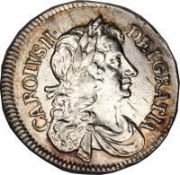 England coin 4 Pence - Charles II - Maundy Coinage (1670 - 1684) obverse obverse of 4 Pence - Charles II - Maundy Coinage (1670 - 1684) coin with SP# 3384 from England. Inscription: CAROLVS · II · DEI · GRATIA