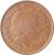 obverse of 1 Penny - Elizabeth II - Magnetic; 4'th Portrait (1998 - 2008) coin with KM# 986 from United Kingdom. Inscription: ELIZABETH · II · D · G REG · F · D · 2001 IRB