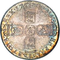 England coin 6 Pence - William III (1697 - 1701) reverse reverse of 6 Pence - William III (1697 - 1701) coin with SP# 3538 from England. Inscription: MAG · BR · FRA · ET HIB · REX · 17 00 ·