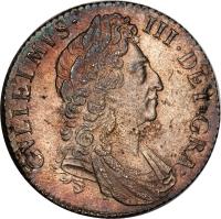 England coin 1 Shilling - William III (1696 - 1698) obverse obverse of 1 Shilling - William III (1696 - 1698) coin with SP# 3511 from England. Inscription: GVLIELMUS · III · DEI · GRA