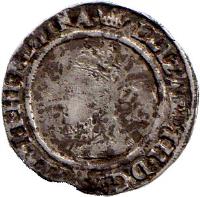 England coin 1 Penny - Elizabeth I (1565 - 1578) obverse obverse of 1 Penny - Elizabeth I (1565 - 1578) coin with SP# 2570 from England.